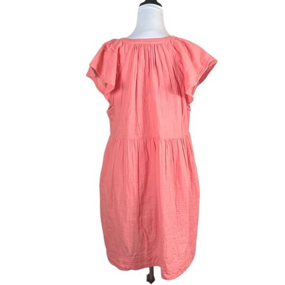 Old Navy Light Pink/Peach Short Sleeve Dress, Size M - Picture 4 of 9